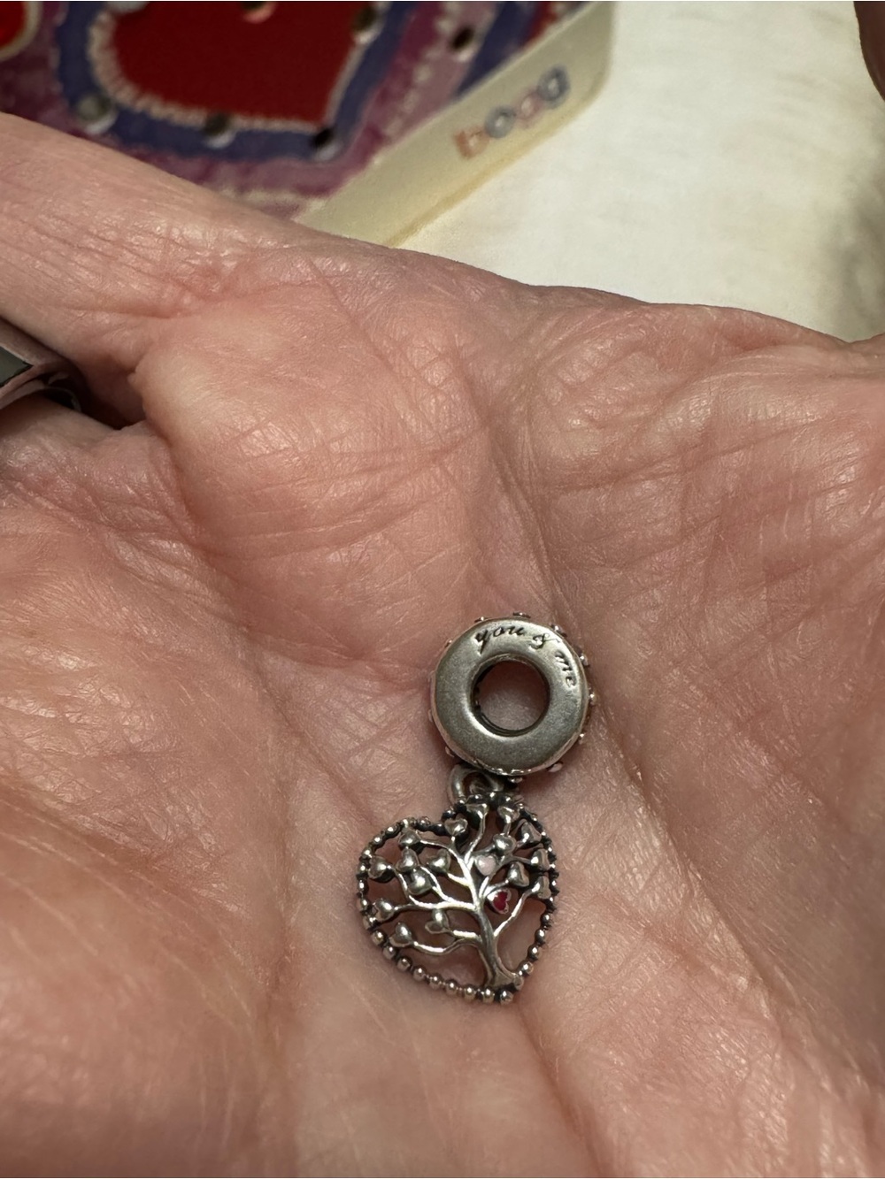 Pandora Sterling Silver Heart Tree of Life Charm Pendant